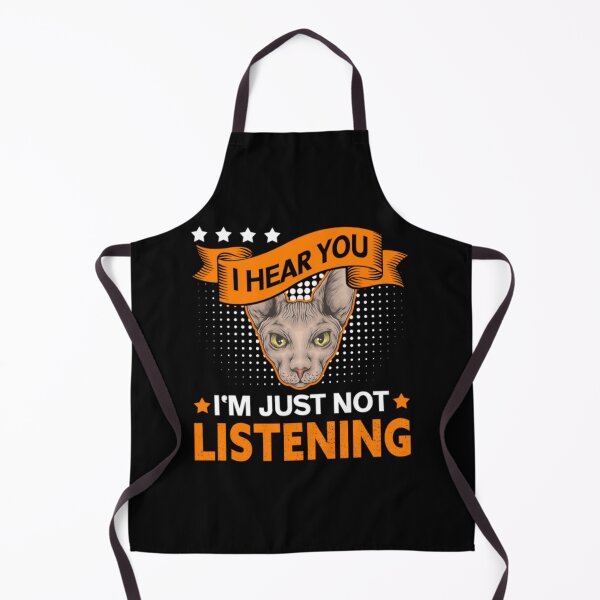 Item preview, Sphynx cat listening hear your designed and sold by jackienorfolkal.