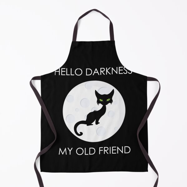 Item preview, Cat Hello Darkness My Old Friend designed and sold by Mariaxjulio.