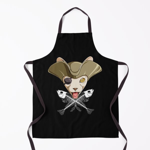 Item preview, Sphynx cat pirates skull skeleton designed and sold by jackienorfolkal.