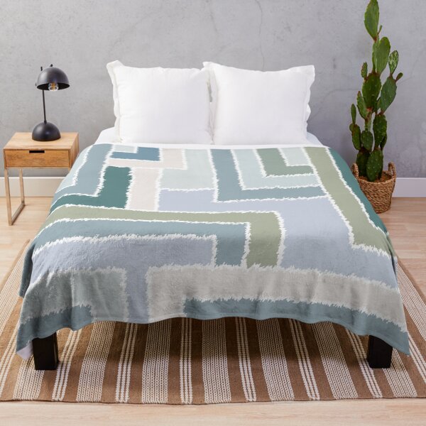 Item preview, Boho Textured Pattern Earth & Nature Colors Blue designed and sold by scorpiolane.