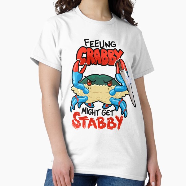Item preview, Stabby Crabby ~ Crab with a Knife designed and sold by ctkrstudio.