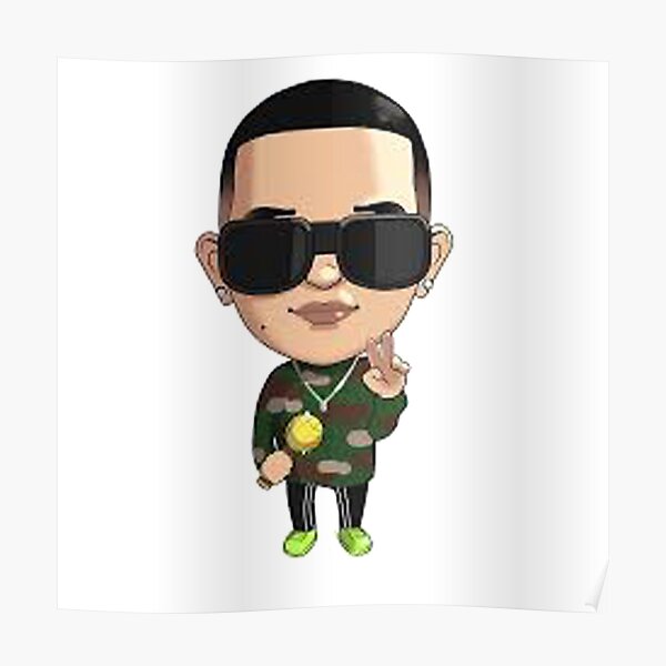 Daddy Yankee Pose Art And Logo Poster By Bridson Redbubble Poster,504x498,f8f8f8 Pad,600x600,f8f8f8