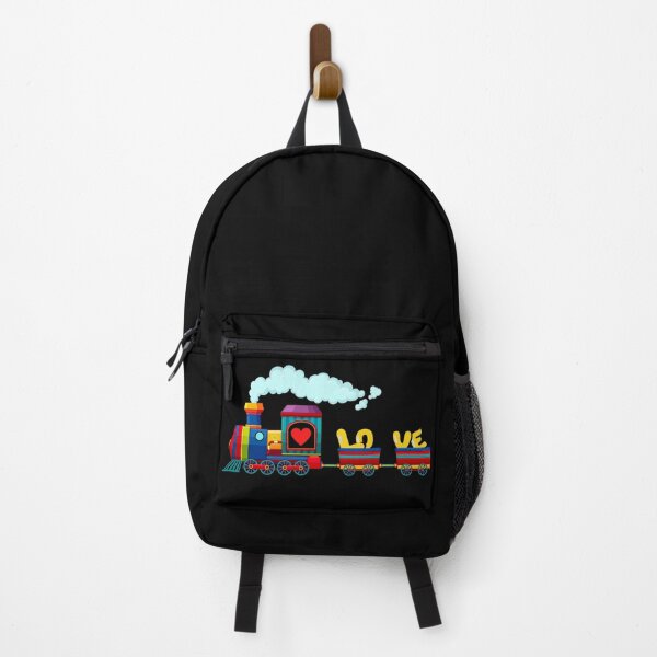 Item preview, Multi Color Retro Love Train Graphic designed and sold by podguy.