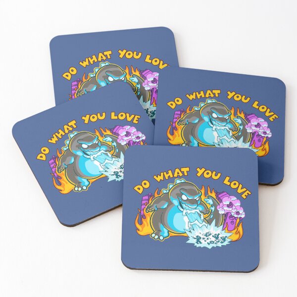 Item preview, Do What You Love ~ Motivational Kaiju designed and sold by ctkrstudio.