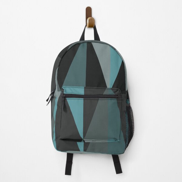 Item preview, MidCentury Modern Triangles Dark Teal designed and sold by thepixelgarden.