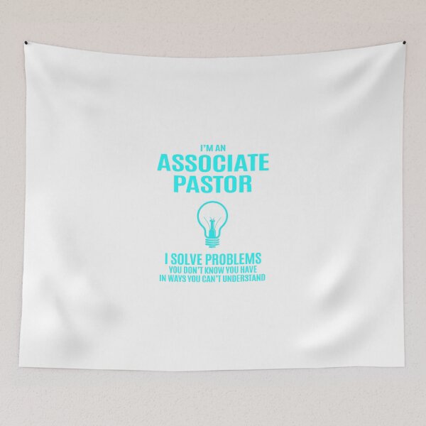 Item preview, Associate Pastor - I Solve Problems Job Gift designed and sold by melissaval2.