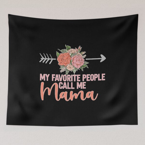 Item preview, Womens Floral Mother's Day My Favorite People Call Me Mama design designed and sold by Merchking1.
