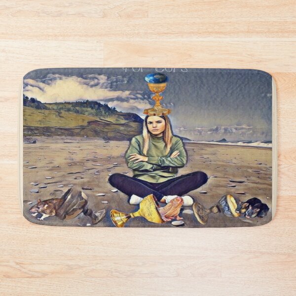 Item preview, 4 of cups  designed and sold by EARTH ANGEL 888.