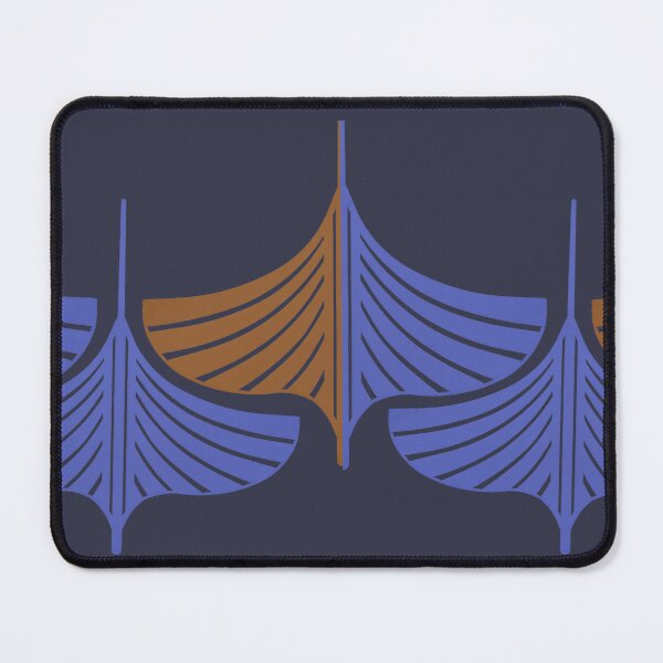 Item preview, Viking Longship Blue designed and sold by Whisperingpeaks.