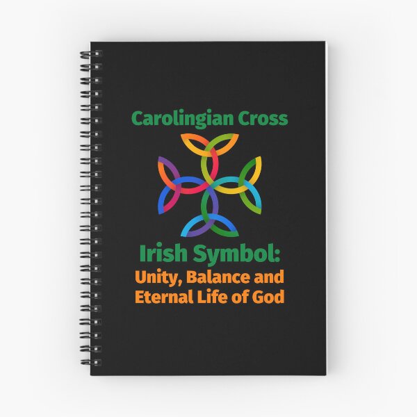 Item preview, Carolingian Cross Irish Symbol: Unity, Balance and Eternal Life of God Orange designed and sold by IrishPOD.