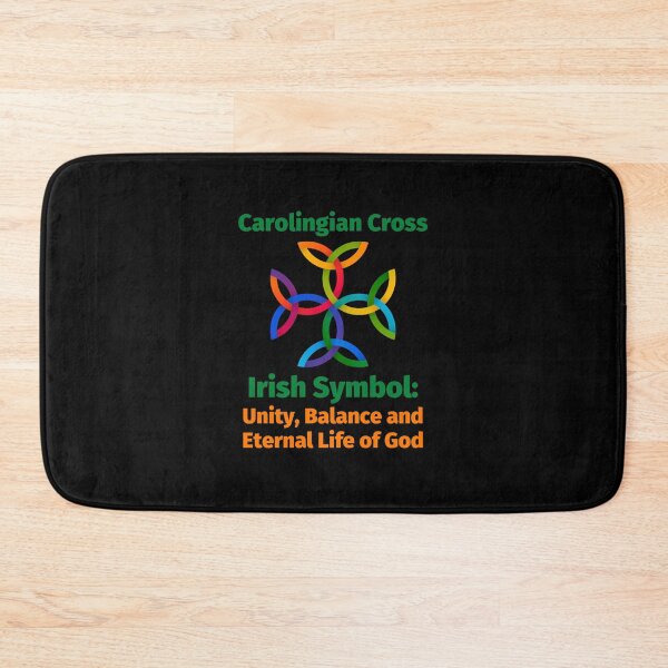 Item preview, Carolingian Cross Irish Symbol: Unity, Balance and Eternal Life of God Orange designed and sold by IrishPOD.