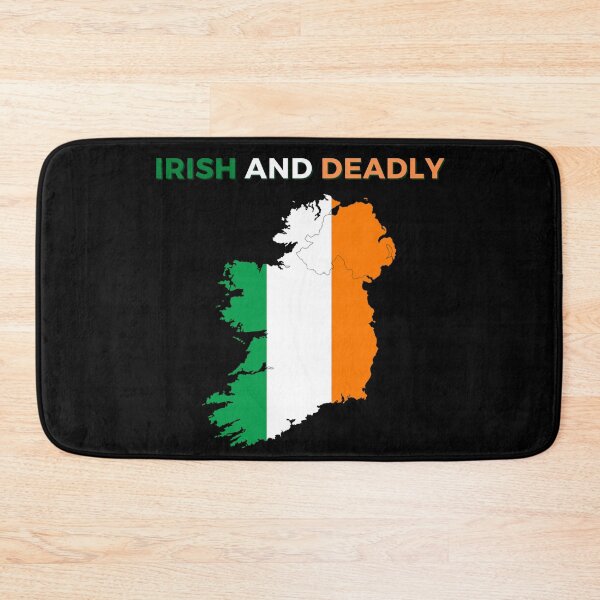 Item preview, Irish and deadly green white orange deadly irish map whole ireland designed and sold by Lu &  Partners.