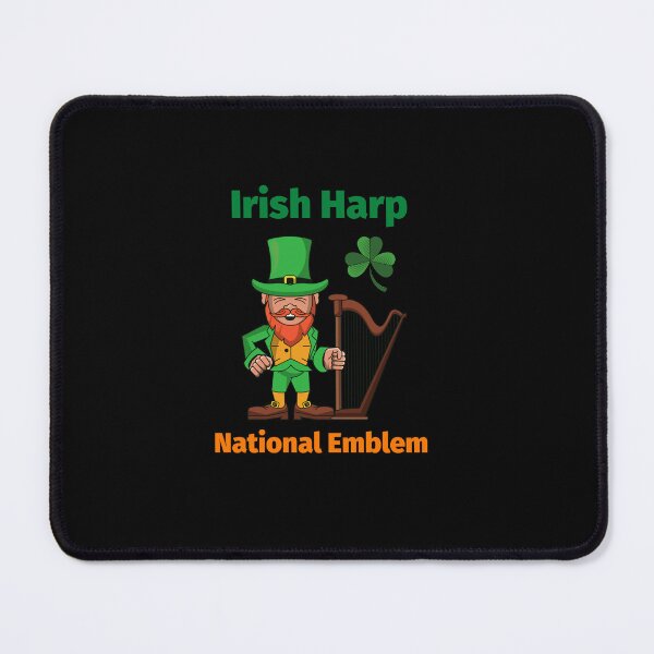 Item preview, Irish Harp National Emblem Orange designed and sold by IrishPOD.