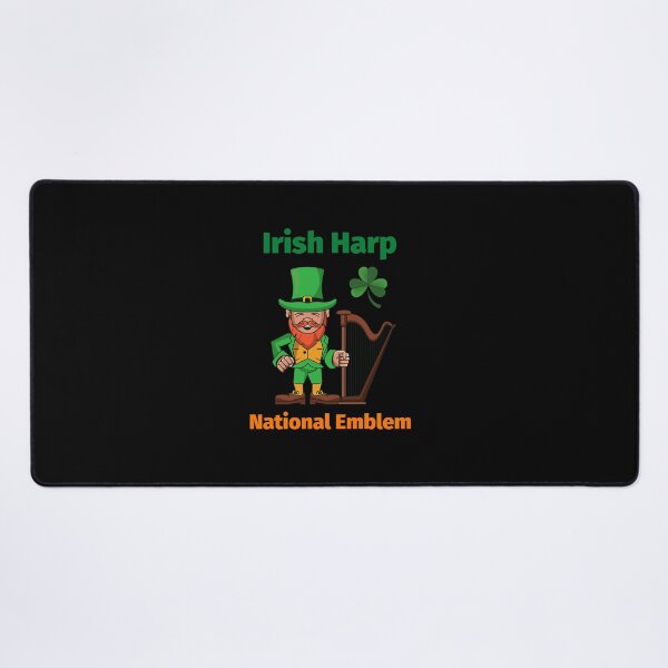 Item preview, Irish Harp National Emblem Orange designed and sold by IrishPOD.
