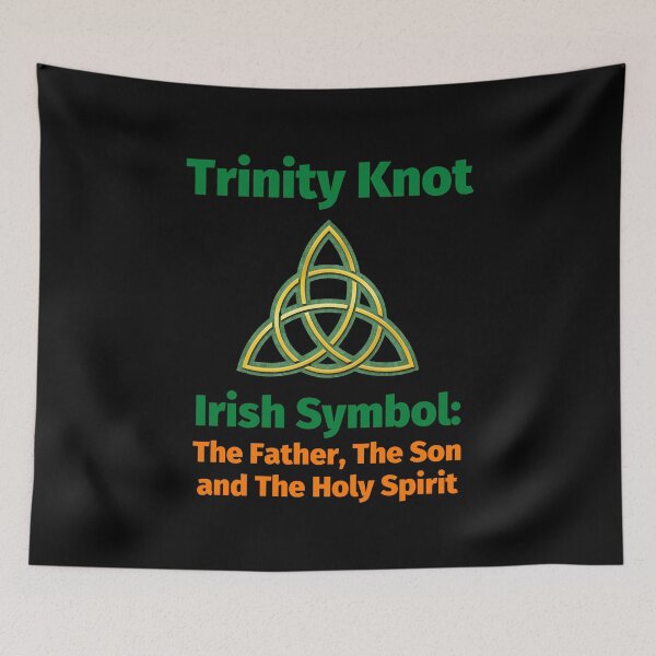 Item preview, The Trinity Knot Irish Symbol: The Father, The Son and the Holy Spirit Orange designed and sold by IrishPOD.