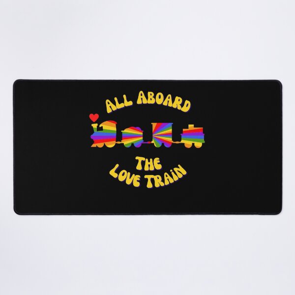 Item preview, Rainbow Retro Love Train Graphic designed and sold by podguy.