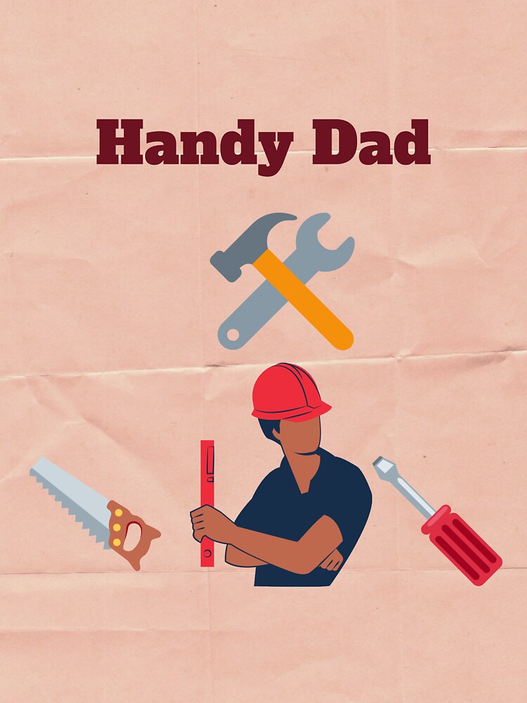 "Handy Dad" Sticker by JM734 Redbubble