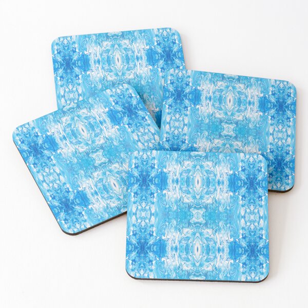 Item preview, Abstract Blue and White Painting designed and sold by Creative-Voyage.