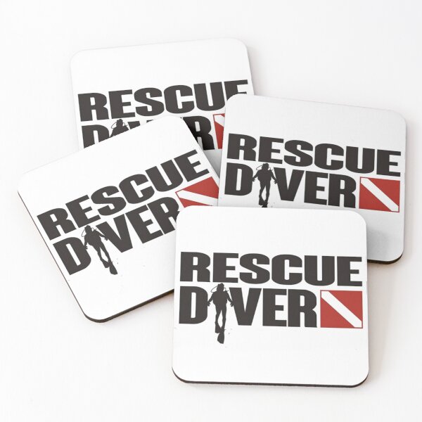 Item preview, Rescue diver. Underwater diver design for diving lovers designed and sold by Peycer.