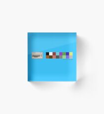 Pixel Commodore 64 Acrylic Block