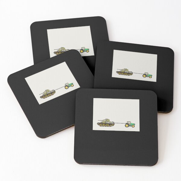 Item preview, Tractor pulling a tank, I stand with Ukraine. All profit donated to humanitarian aid charity organiz designed and sold by PhaochaiBoontan.