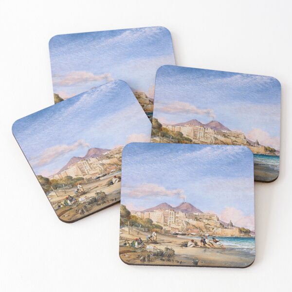 Item preview, Naples from Mergellina - Edward William Cooke (1864) designed and sold by CartoClassics.