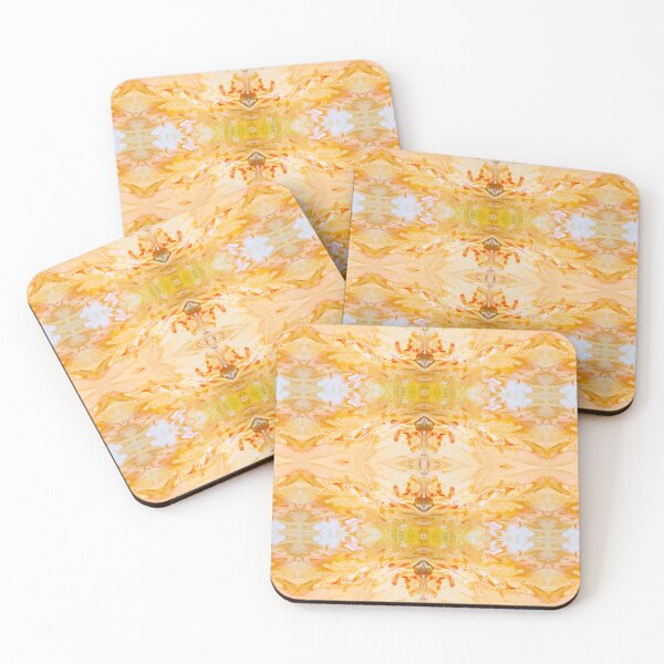 Item preview, Abstract Orange, Yellow, and White Painting designed and sold by Creative-Voyage.