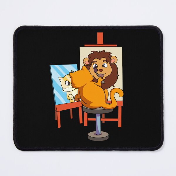 Item preview, Cute Artistic Cat Cute Cat Painting Lion Art Lover Artist designed and sold by ElizabethxJime.