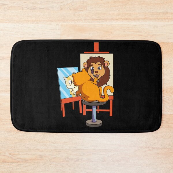 Item preview, Cute Artistic Cat Cute Cat Painting Lion Art Lover Artist designed and sold by ElizabethxJime.