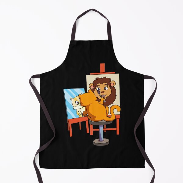 Item preview, Cute Artistic Cat Cute Cat Painting Lion Art Lover Artist designed and sold by ElizabethxJime.