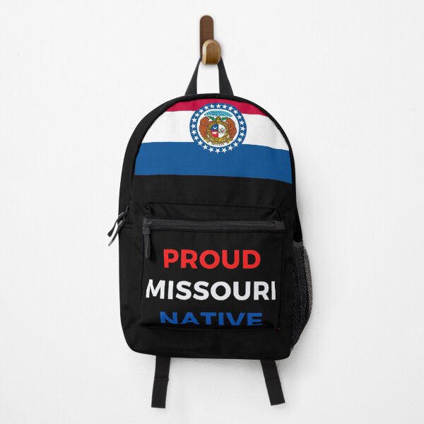 Item preview, Proud Missouri Native red white and blue flag and seal designed and sold by Lu & Partners.