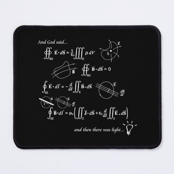 Item preview,  Maxwell's Equations of Light (Dark Background) designed and sold by pschlesi.