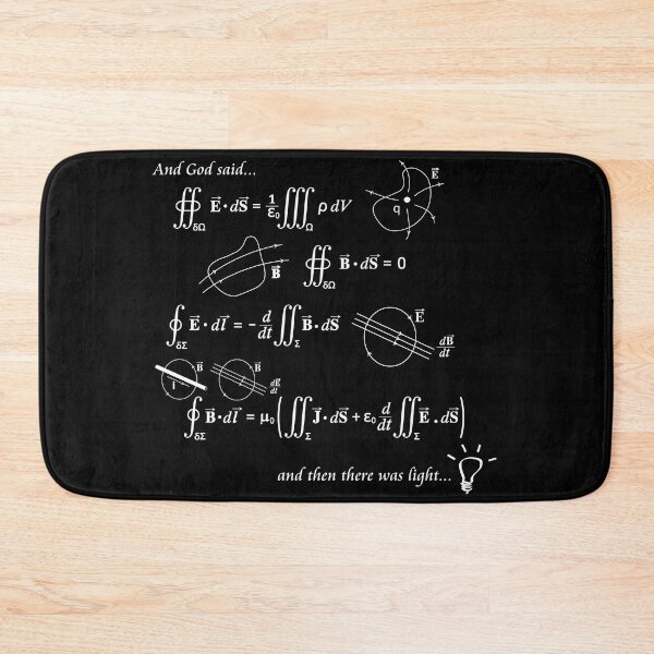 Item preview,  Maxwell's Equations of Light (Dark Background) designed and sold by pschlesi.