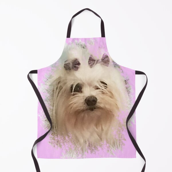 Item preview, cute Maltese portrait by Iritof designed and sold by iritof.