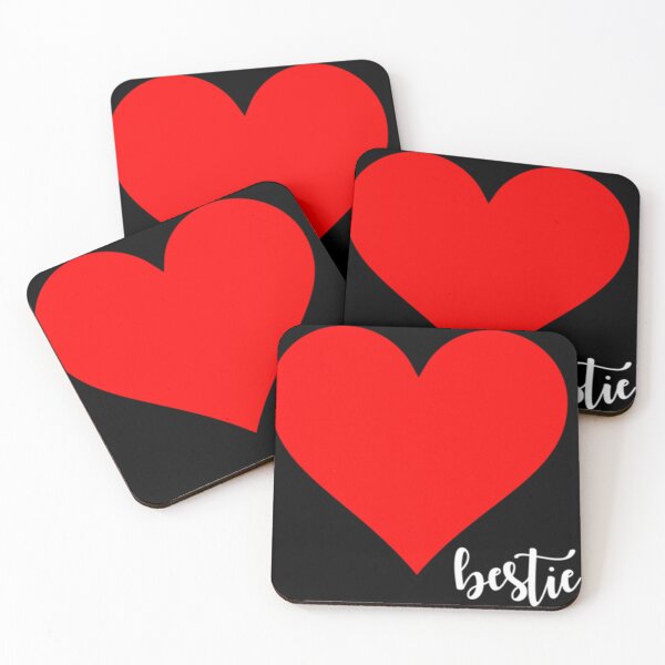 Item preview, Besties Heart Active . designed and sold by hakeneckusni.
