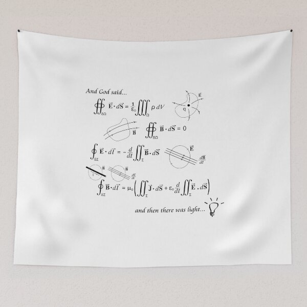 Item preview, Maxwell's Equations of Light (Light Background) designed and sold by pschlesi.