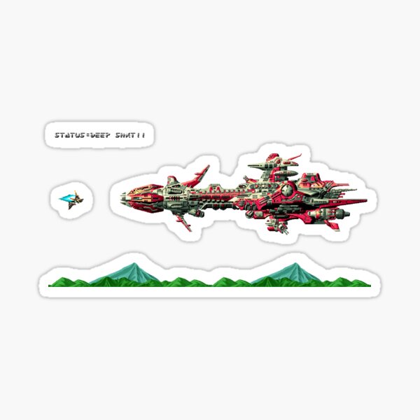 Item preview, Pixel Space Battle Ship designed and sold by last-pixel.