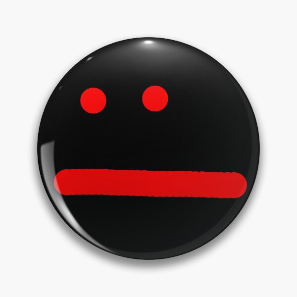 Item preview, Red meh nonchalant emotionless no emotion Face Simple Funny Stare designed and sold by Lu &  Partners.