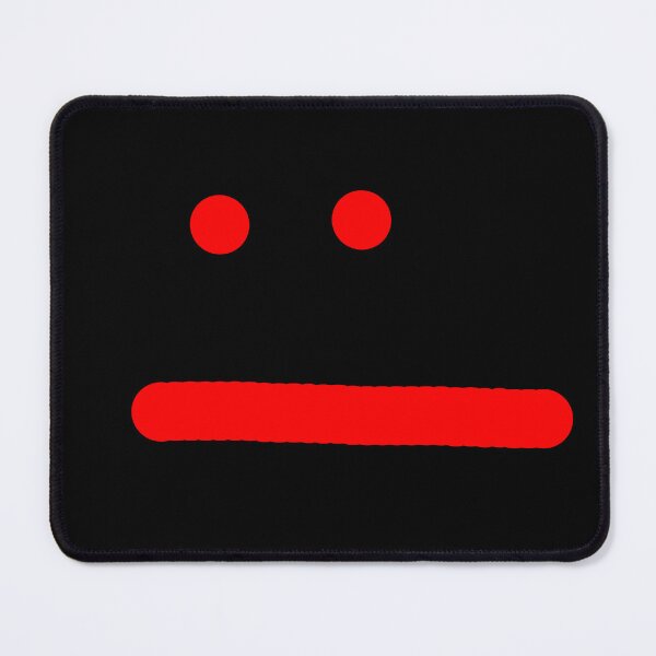 Item preview, Red meh nonchalant emotionless no emotion Face Simple Funny Stare designed and sold by Lu &  Partners.