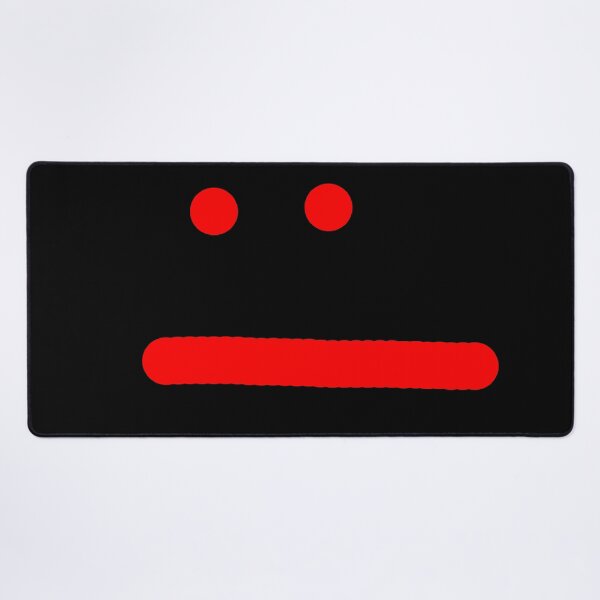 Item preview, Red meh nonchalant emotionless no emotion Face Simple Funny Stare designed and sold by Lu & Partners.