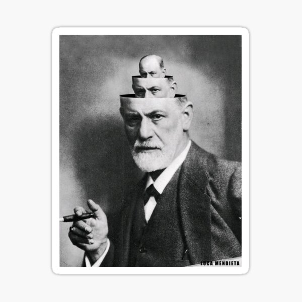 The mind of Freud Sticker