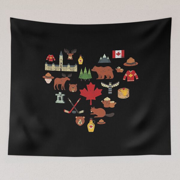 Item preview, Canadian Vintage Symbols Canada Flag Maple Leaf designed and sold by levintere.