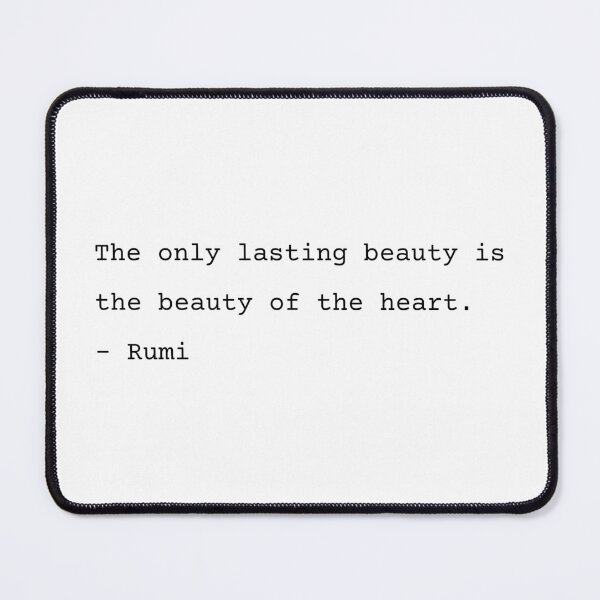 Item preview, The only lasting beauty - Rumi Poetry designed and sold by Ellodee.