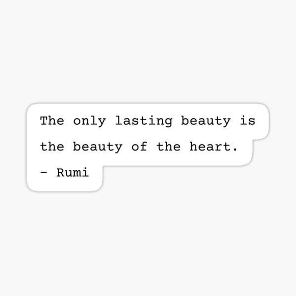 Aperçu de l'œuvre La seule beauté durable - Rumi Poetry créée et vendue par Ellodee.