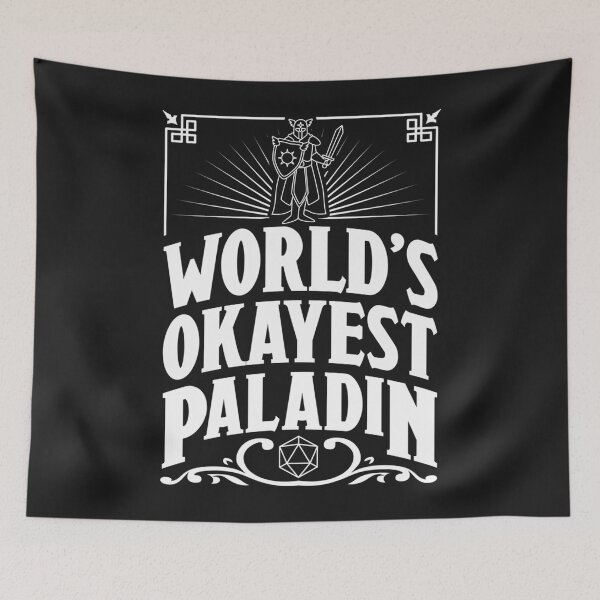 Aperçu de l'œuvre DD Worlds Okayest Paladin Essentiel créée et vendue par Duane1717.