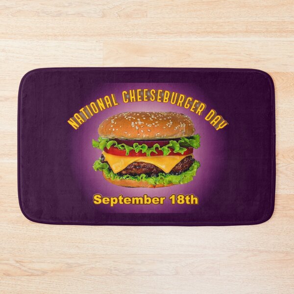 Item preview, NATIONAL CHEESEBURGER DAY designed and sold by THE AMERICAN TEEVANGELIST.