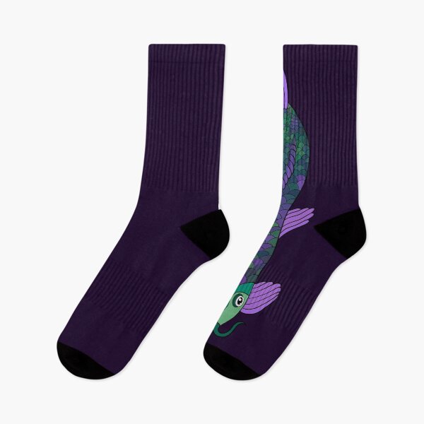 Item preview, Green and Purple Koi Fish designed and sold by Lady-Lilac.