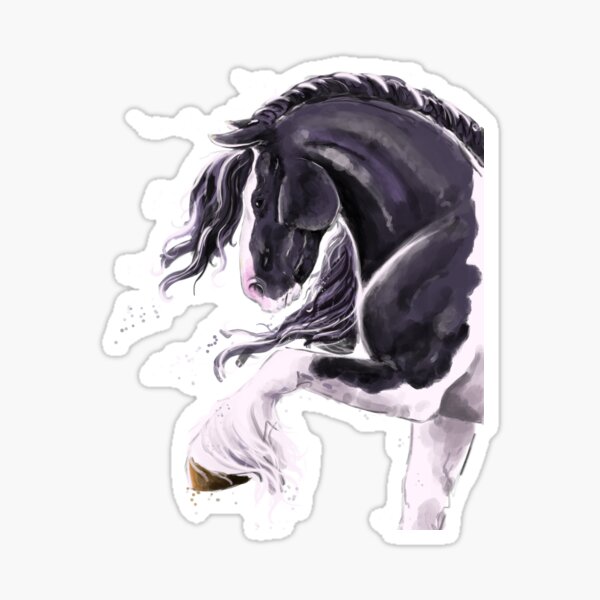 Item preview, Gypsy cob horse  designed and sold by Whimsicolourart.