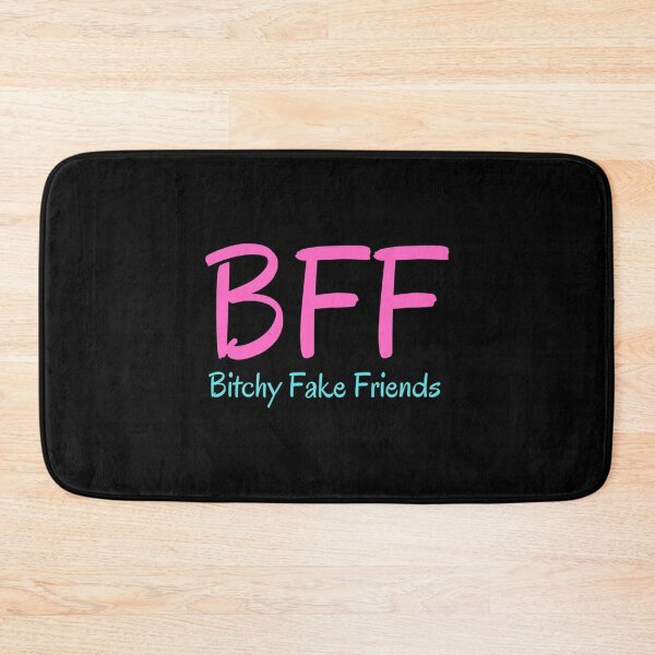 Item preview, BFF Bitchy Fake Friends (Pink & Turquoise Blue version) Classic . designed and sold by hakeneckusni.