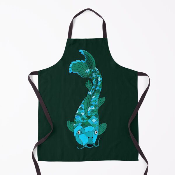Item preview, Pez koi azul y verde designed and sold by Lady-Lilac.